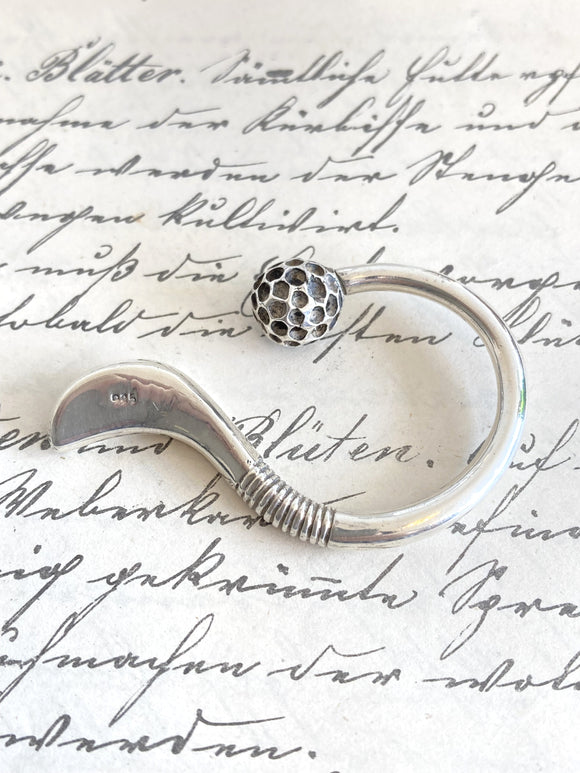 Sterling silver golf keyring