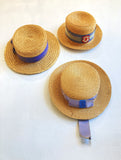 Collection of 3 vintage boaters