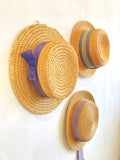 Collection of 3 vintage boaters