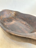 Hand carved rustic bowl