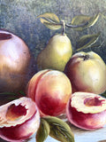 Vintage still life - oil on board