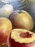 Vintage still life - oil on board