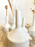 Vintage German ceramic straining funnels
