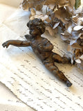 Victorian spelter cherub
