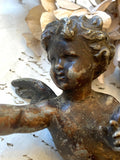 Victorian spelter cherub