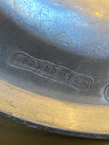Pair of vintage pewter candlesticks