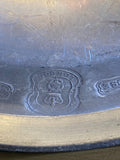 Pair of vintage pewter candlesticks