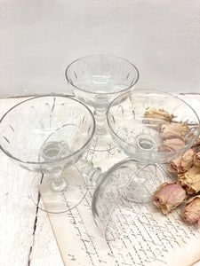 1940's French champagne coupes - 15 available