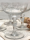 1940's French champagne coupes - 15 available