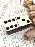 Antique miniature dominoes