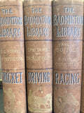 Antique Badminton Library books