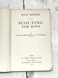 1937 edition of Scouting for Boys - Lord Baden-Powell