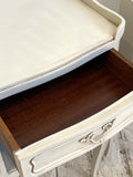 Pair of painted French bedside tables