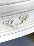 Pair of painted French bedside tables