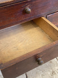 Victorian pine workshop drawers