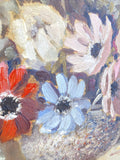 Vintage framed oil on board - 1944