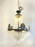 Antique chandelier with sea shell motifs