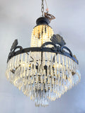 Antique chandelier with sea shell motifs