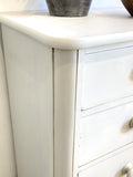 Large painted Victorian chest of drawers