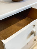 Large painted Victorian chest of drawers