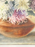 Early 1900's floral oil on canvas
