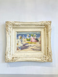 Antique French framed impressionist painting