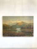 Victorian landscape on canvas