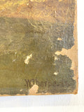 Victorian landscape on canvas