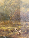 Victorian landscape on canvas
