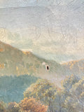 Victorian landscape on canvas