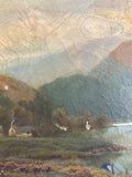 Victorian landscape on canvas