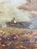 Victorian landscape on canvas