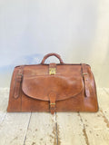 Vintage leather weekend bag