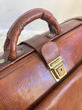 Vintage leather weekend bag