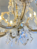 Vintage 8 arm Marie Therese chandelier