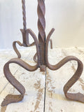 Antique fire dogs or andirons