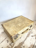 Vintage vellum suitcase
