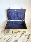 Vintage vellum suitcase