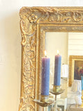Antique gilt frame with new mirror