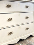 Painted antique chest of drawers
