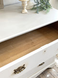 Painted antique chest of drawers