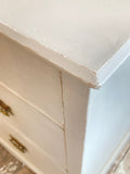 Painted antique chest of drawers