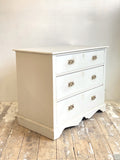 Painted antique chest of drawers