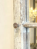Large window frame mirror