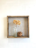 Vintage square garden riddle