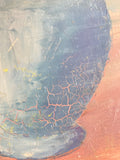 Floral oil on board