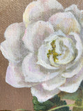 Vintage floral on board
