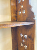 Victorian pine wall shelf