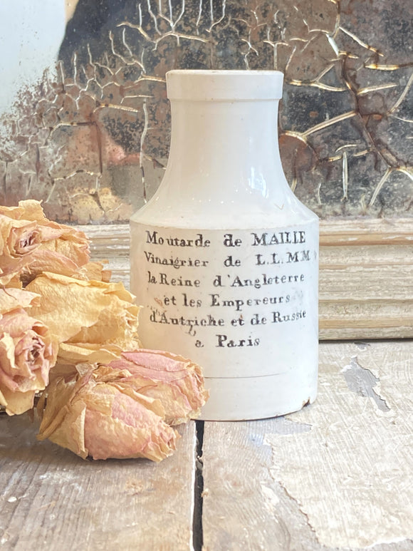 Old Parisienne moutarde pot