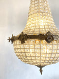 Medium vintage button empire chandelier
